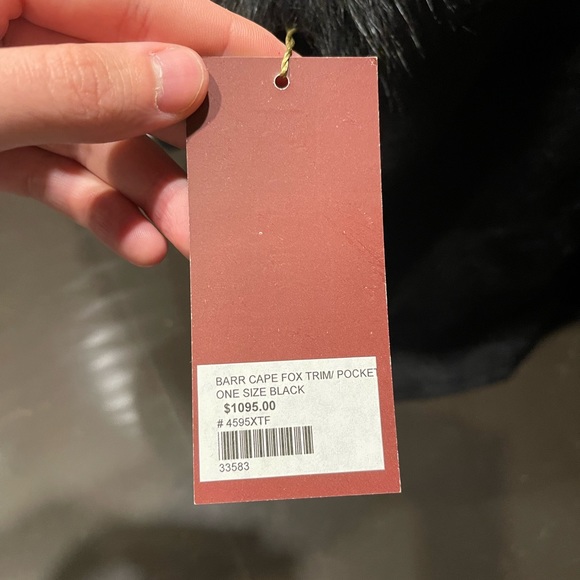 Finland Dyed Blur Fox Fur Trimmed Coat wool body - Picture 11 of 12